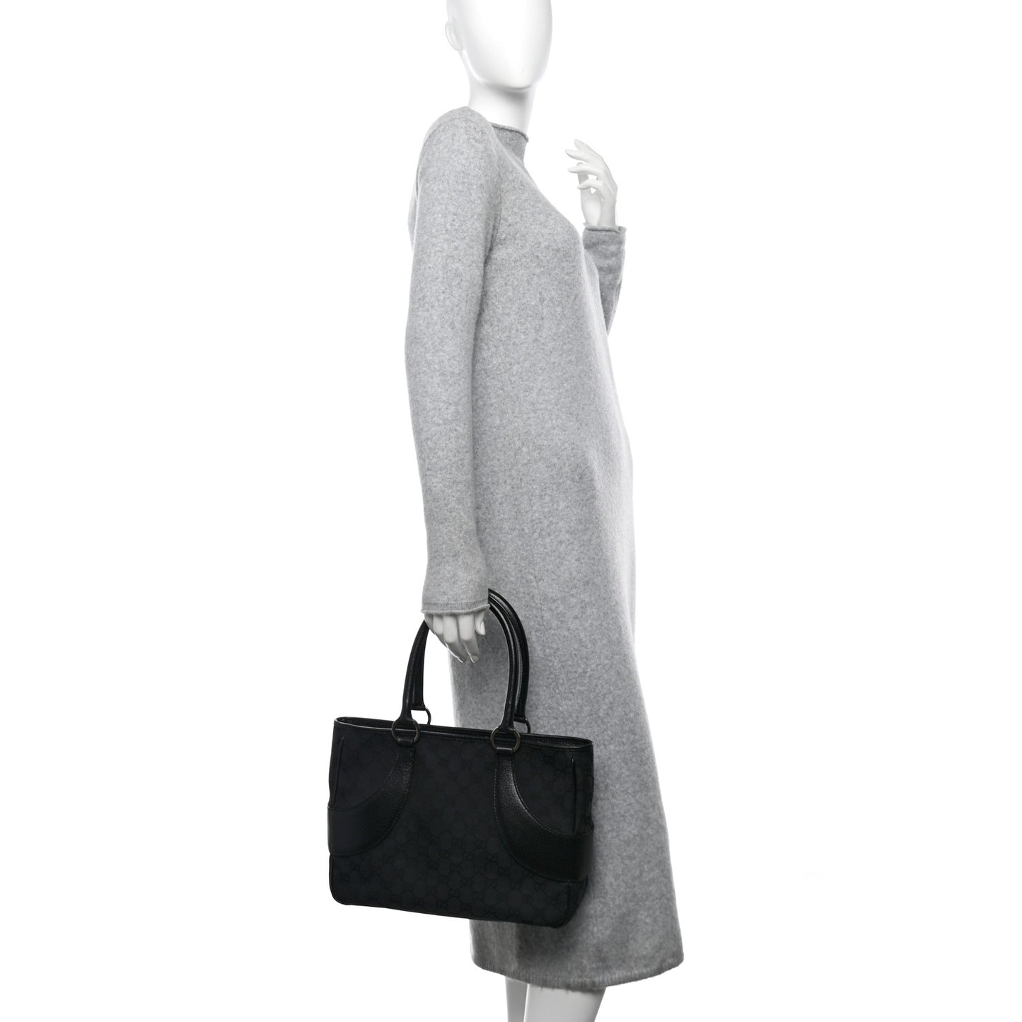 Monogram Shoulder Bag Black