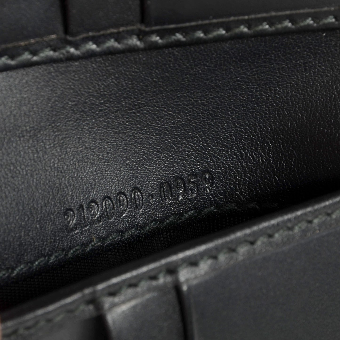 Crystal Monogram Icon Bar French Flap Wallet Navy