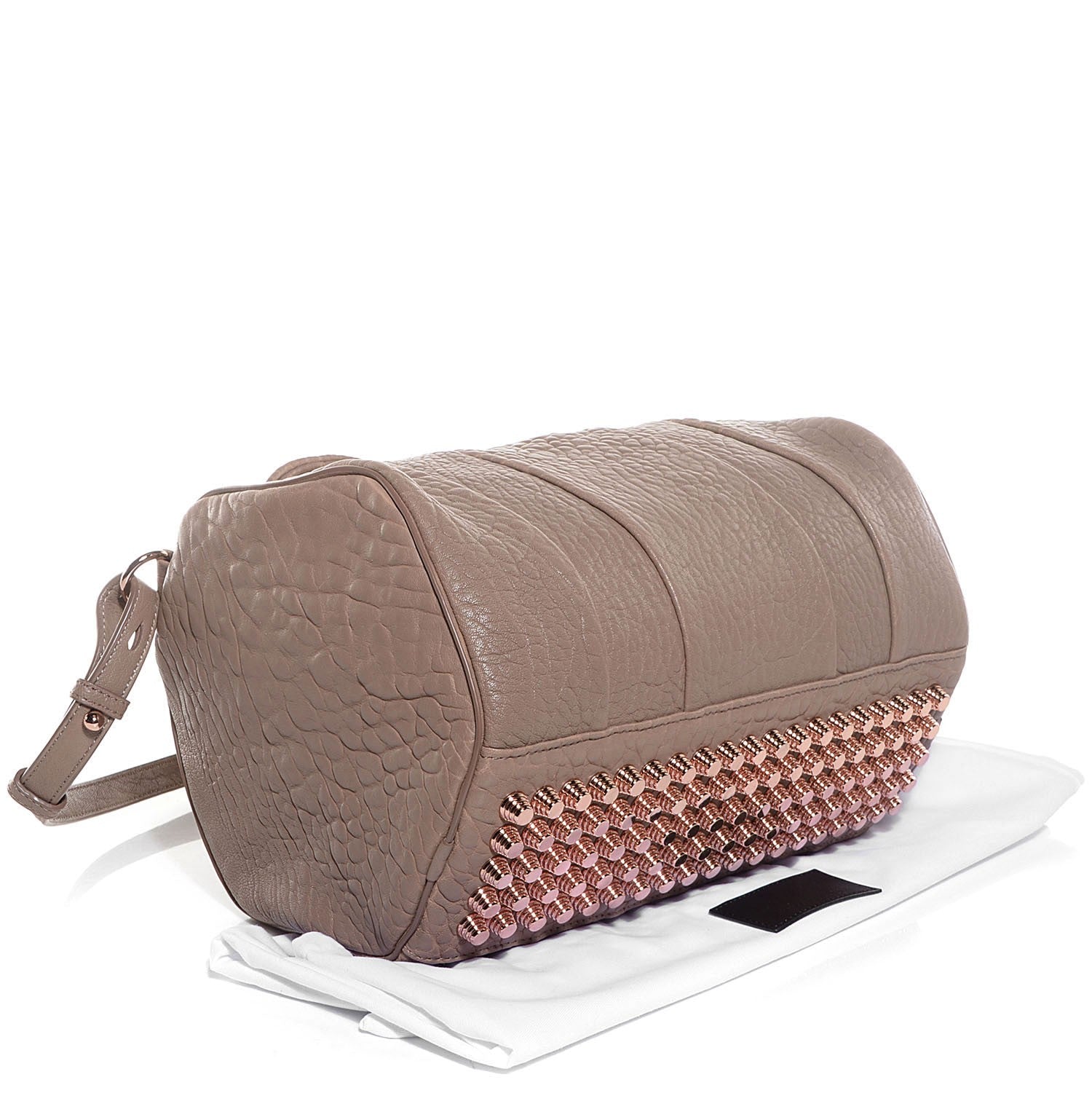 Alexander Wang Pebbled Lambskin Rocco Latte 4 of 9