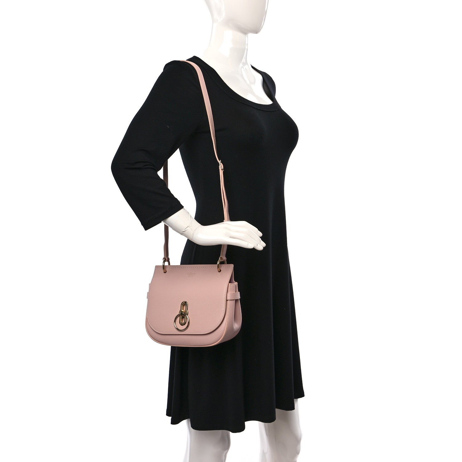 Mulberry Small Classic Grain Small Amberley Satchel Lilac 2 of 8