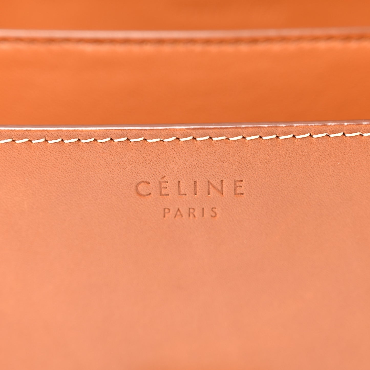 Natural Calfskin Medium Classic Box Flap Bag Tan