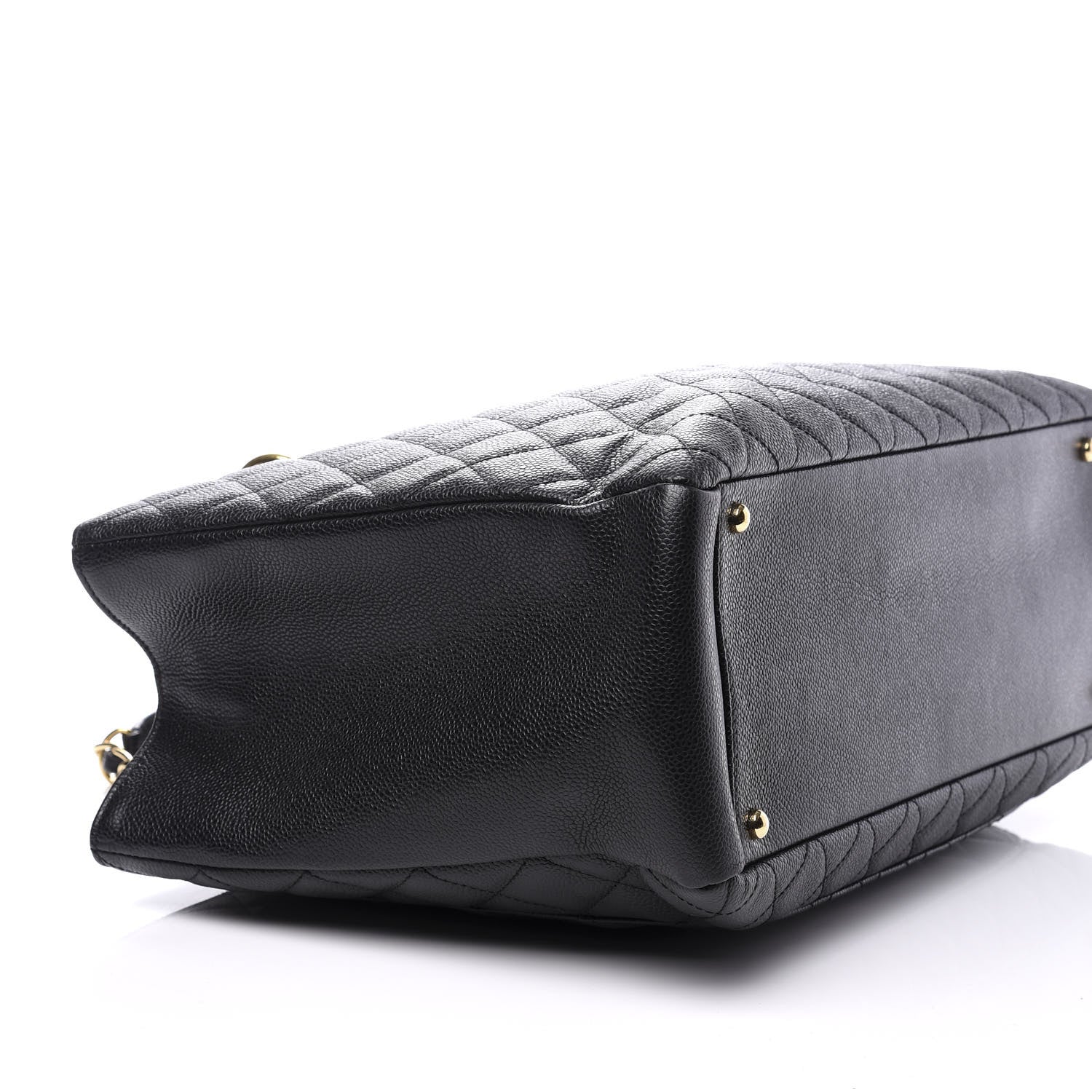 Chanel Caviar Quilted XL Grand Shopping Tote GST Black 5 of 10