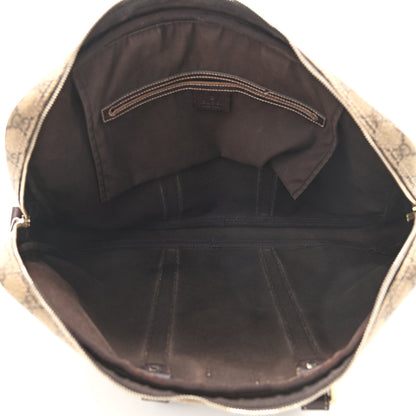 Gucci GG Supreme Monogram Selleria Calfskin Briefcase Beige Ebony Cocoa 4 of 16