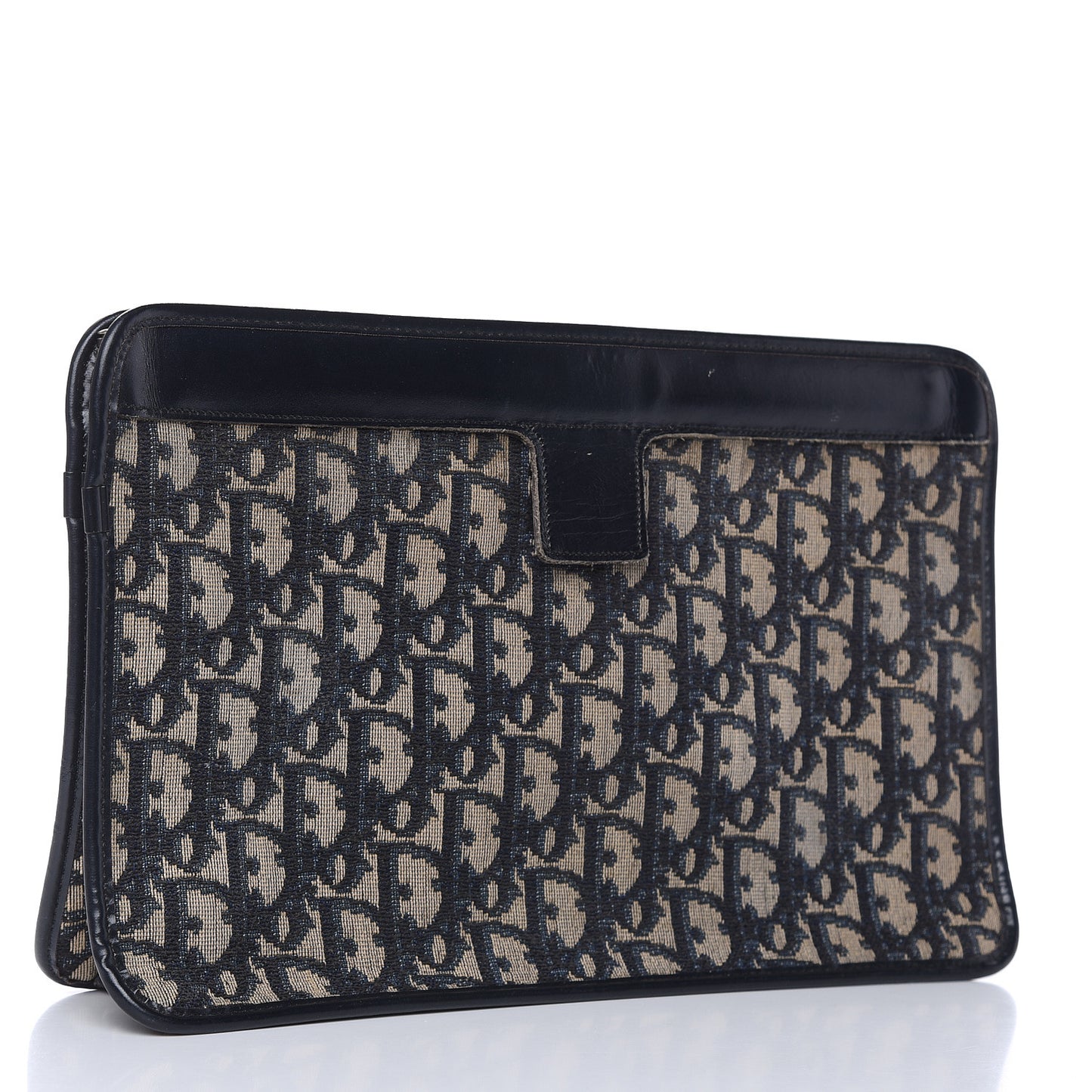 Monogram Pouch Clutch Blue