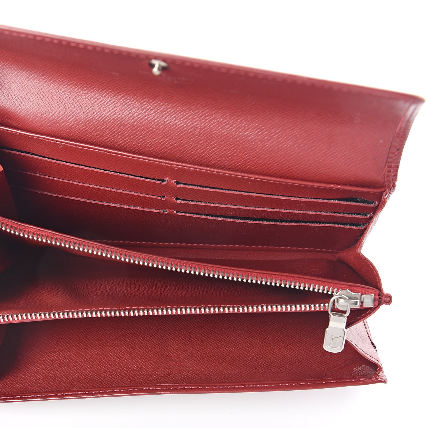 Louis Vuitton Epi Sarah Wallet Rubis 6 of 14