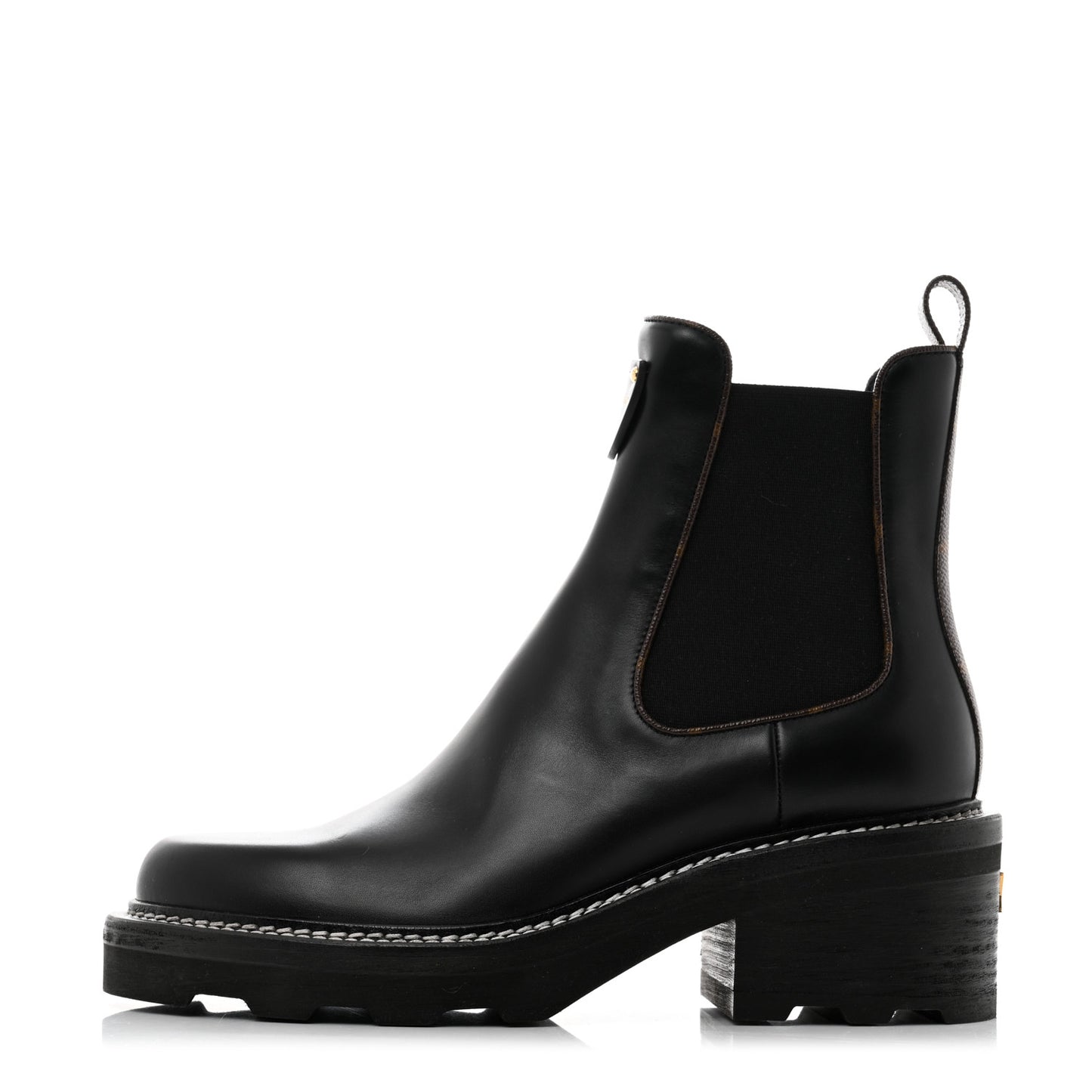 Calfskin Monogram Beaubourg Ankle Boots 41 Black