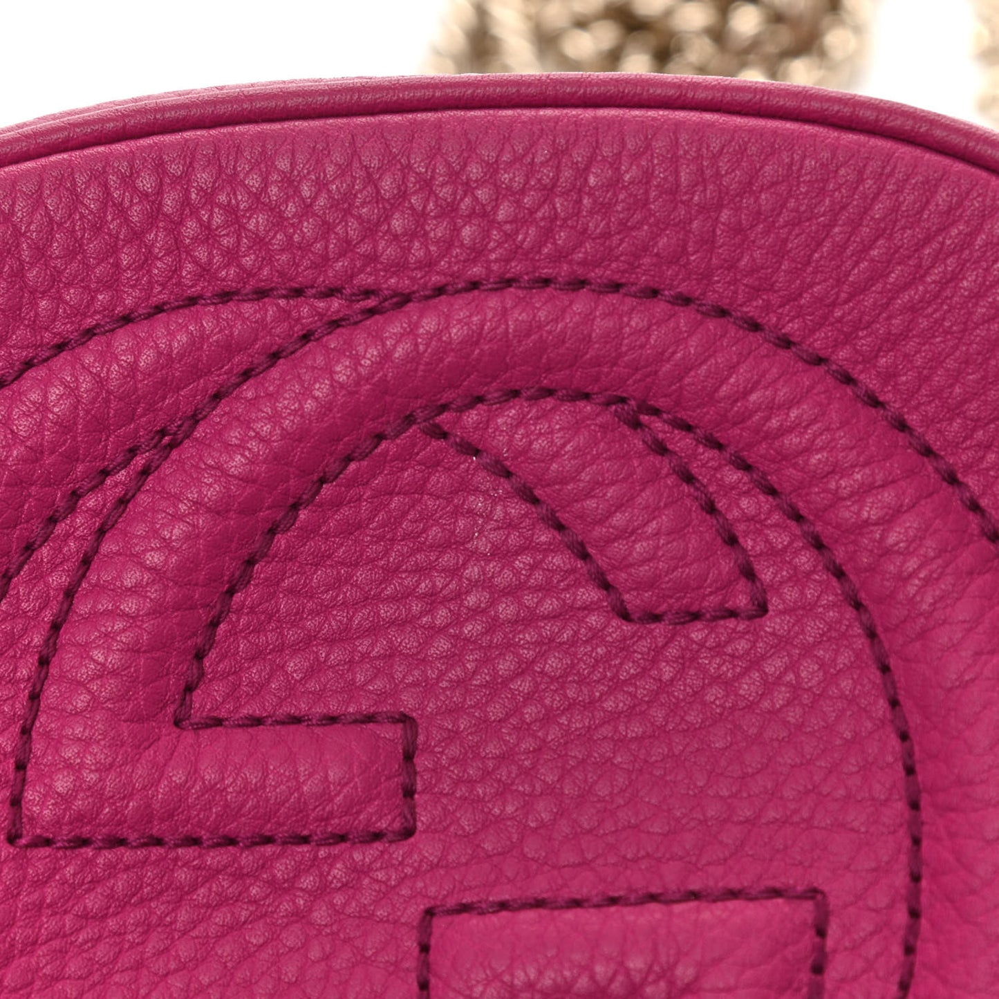 Cellarius Calfskin Mini Soho Chain Bag Bright Bouganville