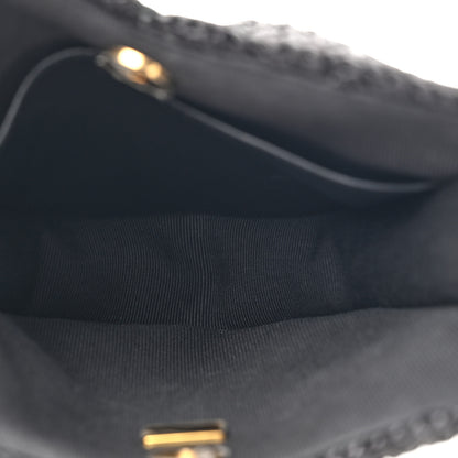 Chanel Raffia Star Coco Beach Bag Black 5 of 10