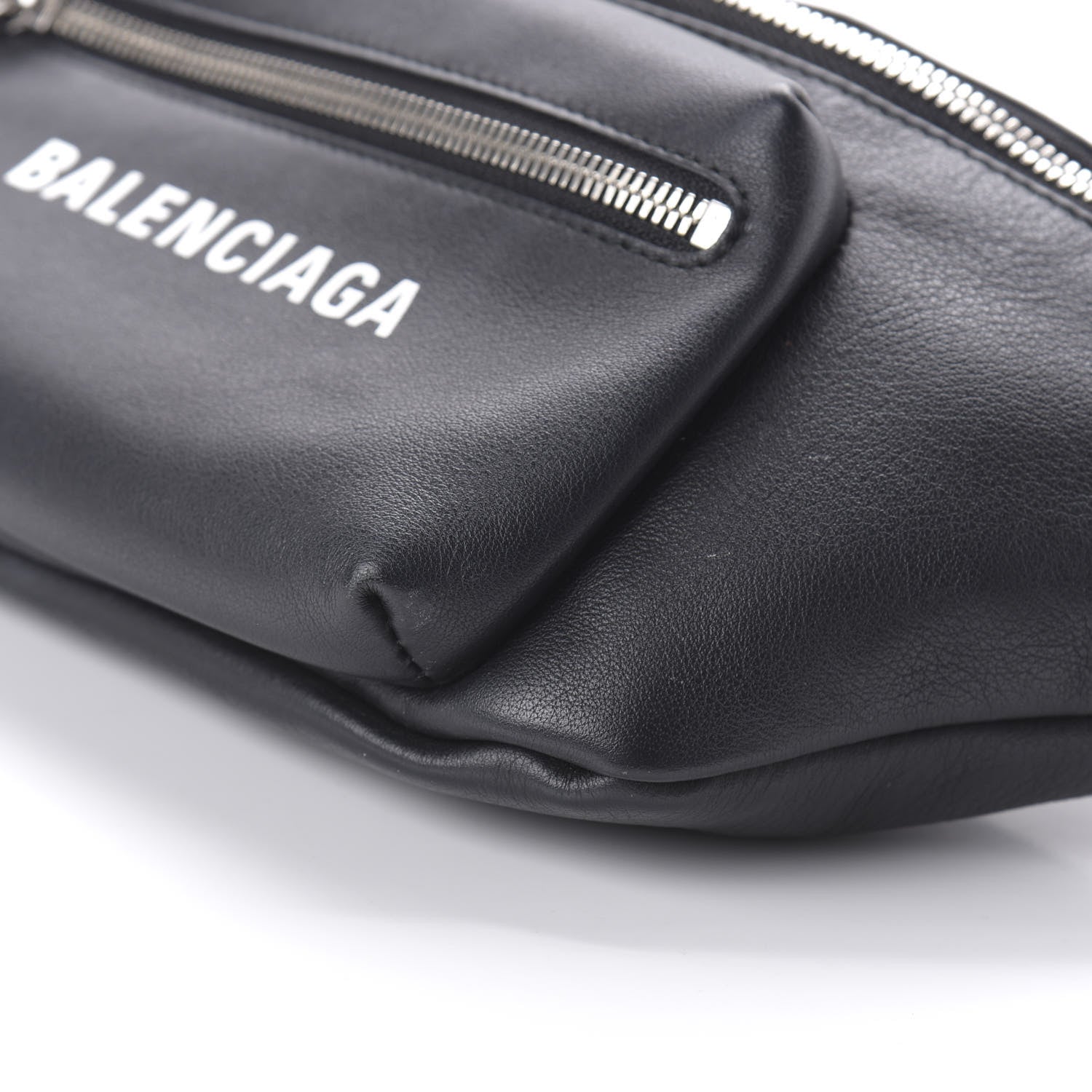 Balenciaga Calfskin Logo Everyday Beltpack Black 7 of 10