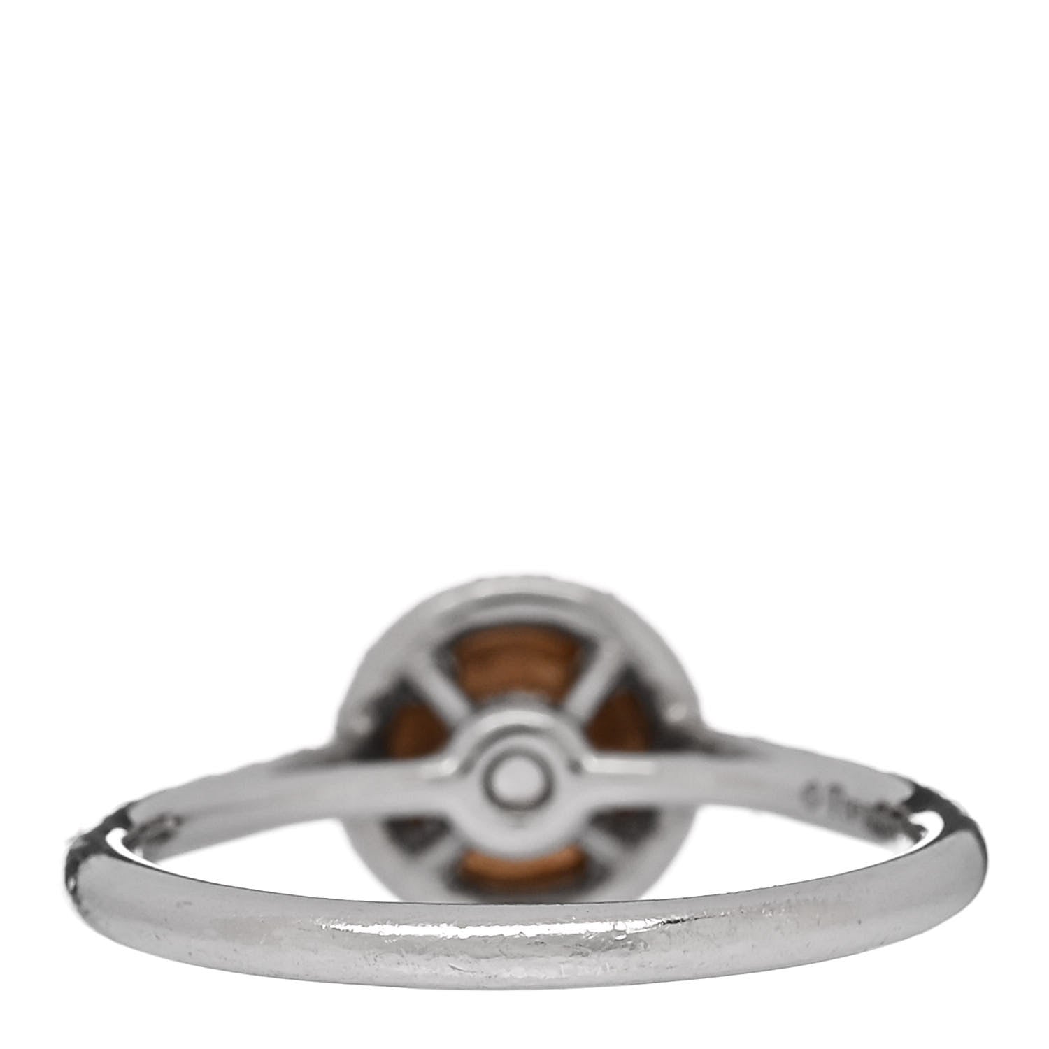 Tiffany Platinum 18K Rose Gold Pink Diamond Soleste Engagement Ring 52 6 3 of 5