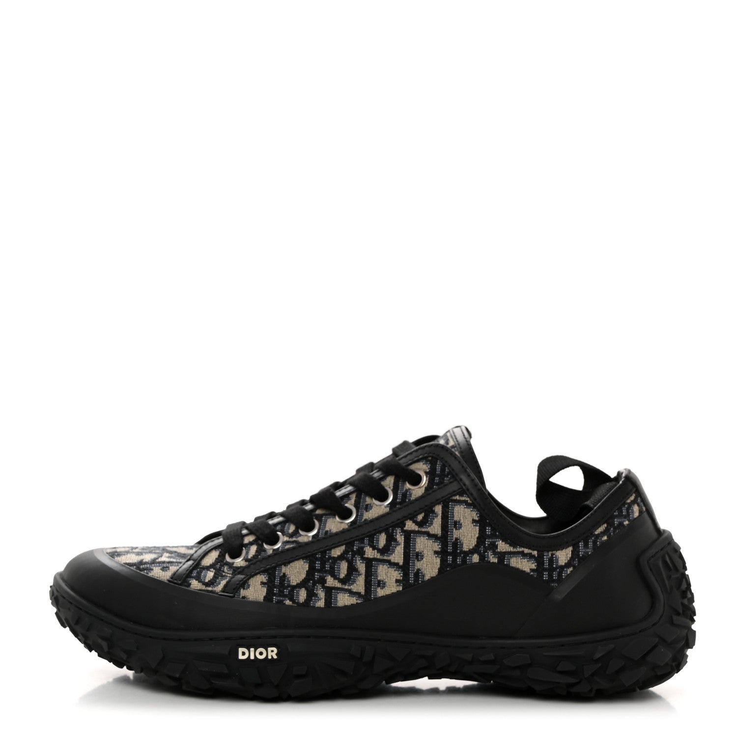 Christian Dior Jacquard Rubber Oblique Mens B28 Low Top Sneakers