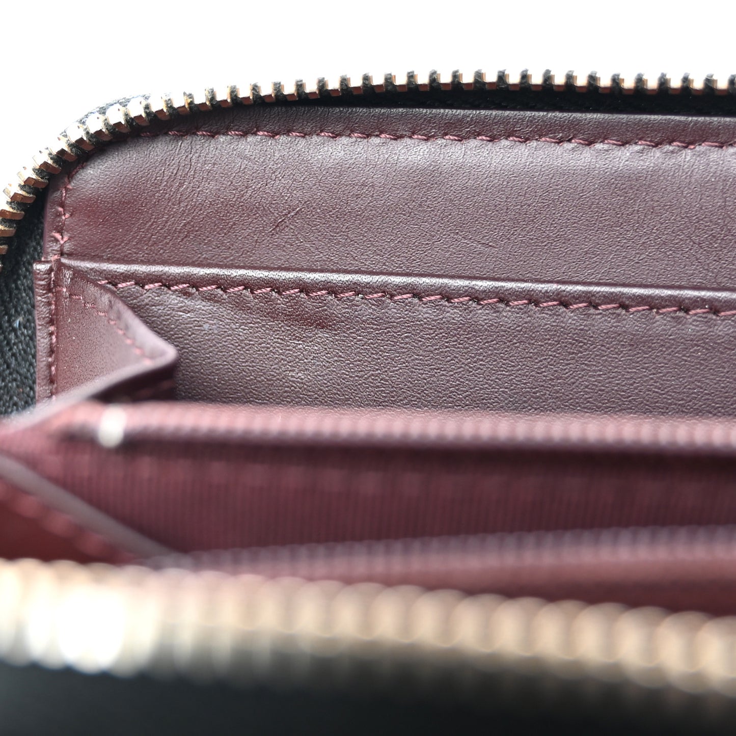Caviar Quilted Large Gusset Zip Around Wallet Black