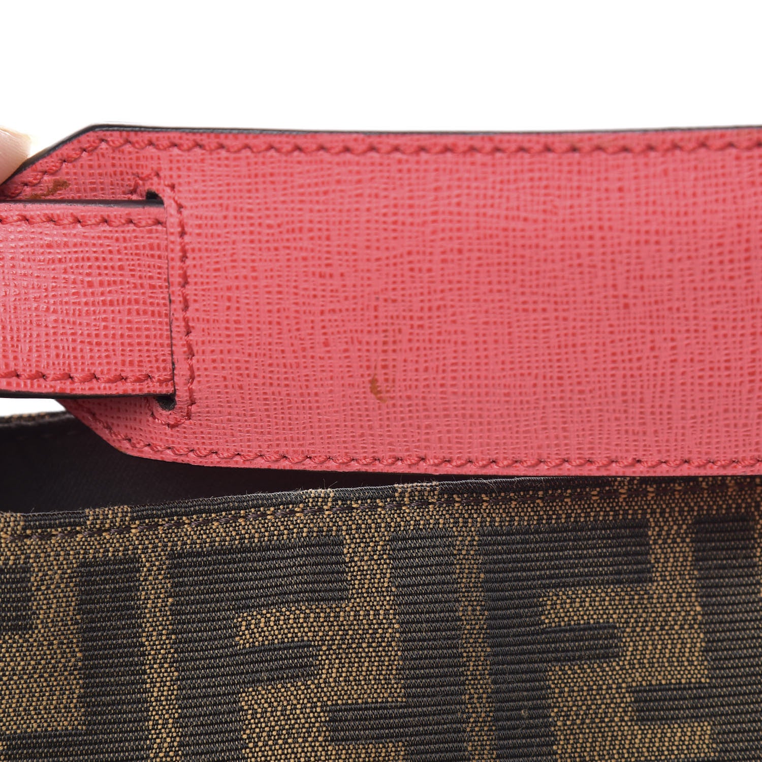 Fendi Zucca Vitello Elite Small Hobo Tobacco Ecstasy 11 of 11