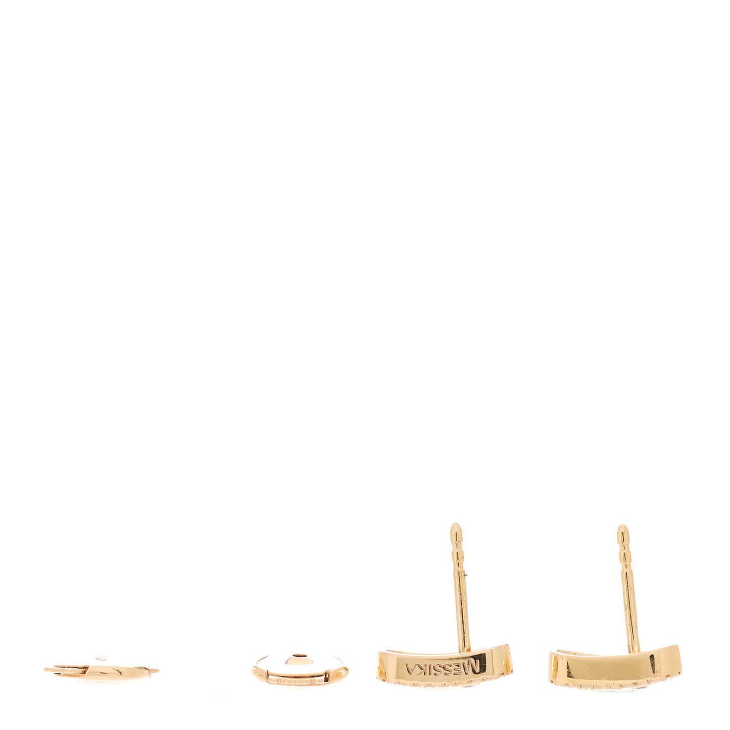 18K Rose Gold Diamond Move Uno Earrings