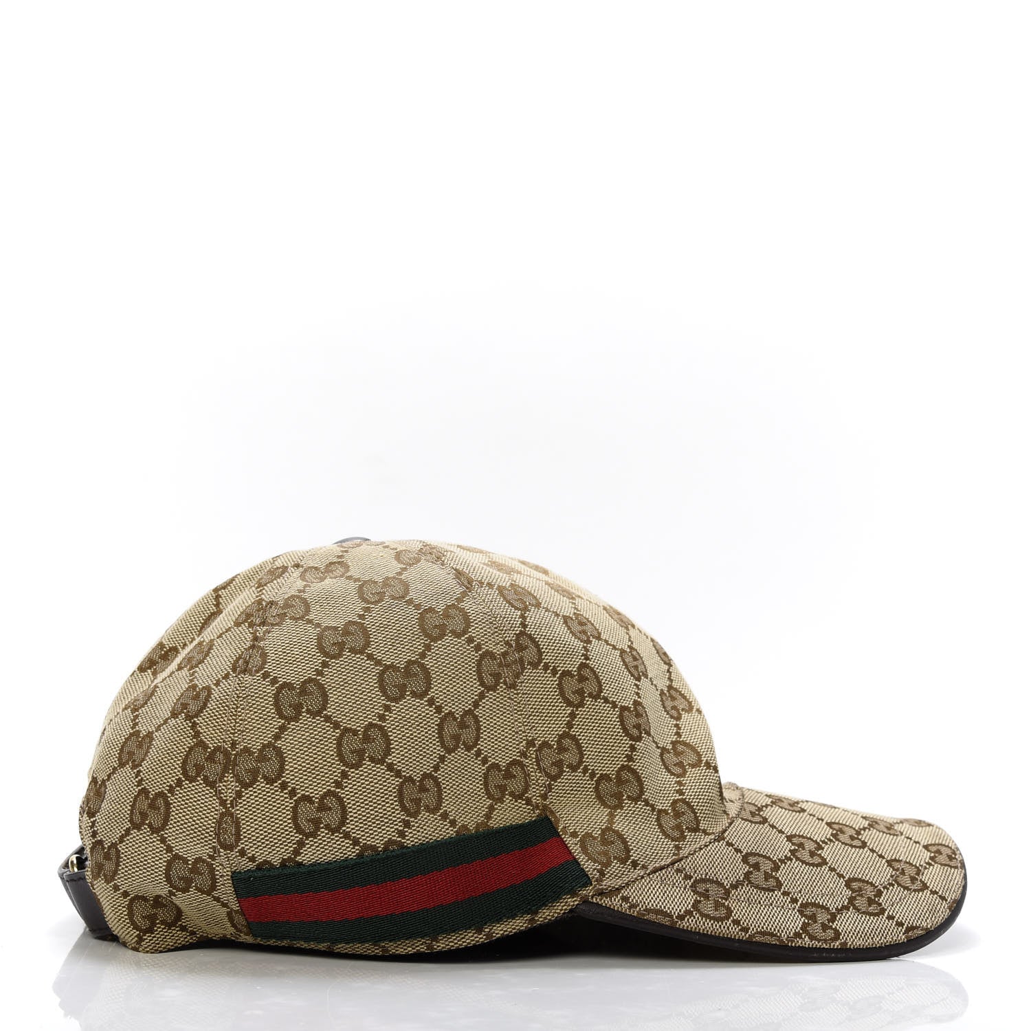 Gucci Monogram Web Baseball Hat XL Beige Cocoa 6 of 8