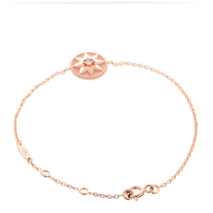 Christian Dior 18K Rose Gold Diamond Pink Opal Rose Des Vents Bracelet 3 of 7