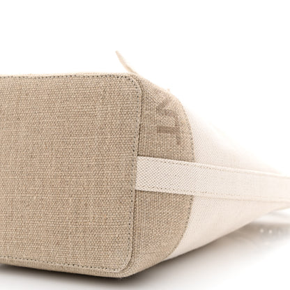 Saint Laurent Canvas Mini Chevron Bucket Bag Grigio 10 of 11