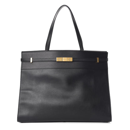 Saint Laurent Calfskin Medium Manhattan Shopper Tote Black 1 of 10