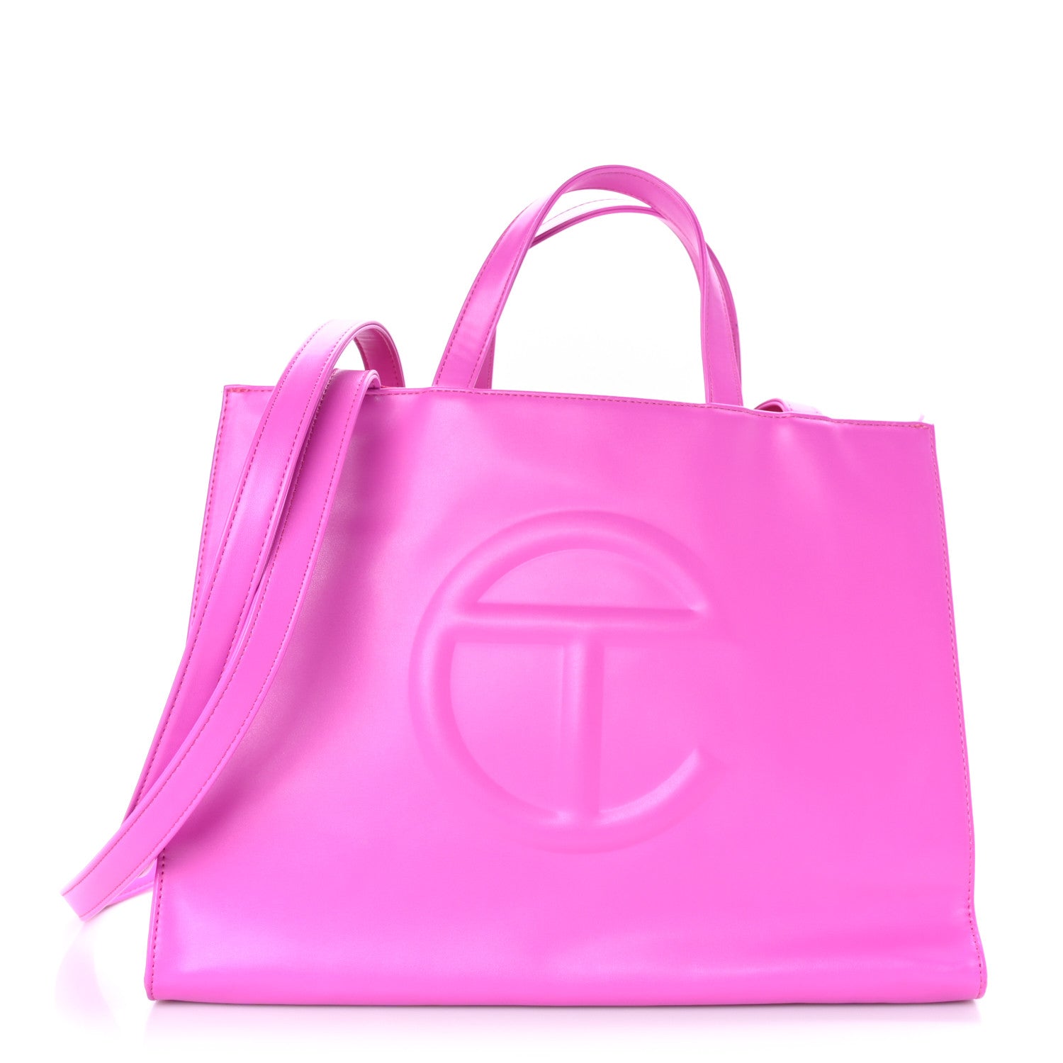Telfar Vegan Leather Medium Shopping Bag Azalea 1 of 10