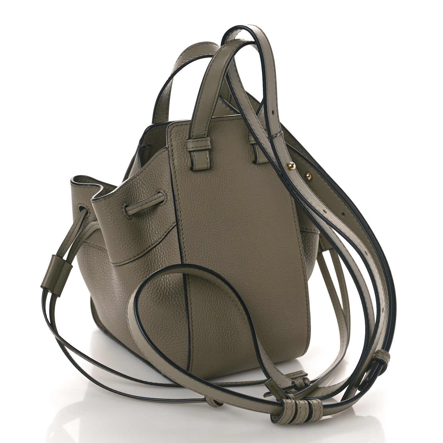 Loewe Calfskin Mini Hammock Shoulder Bag Laurel Green 3 of 10