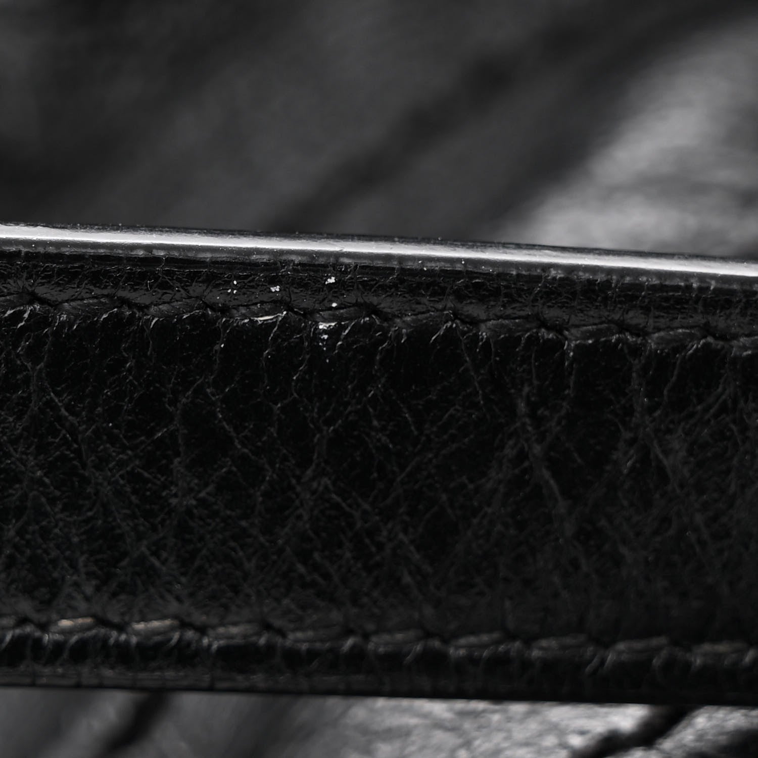 Saint Laurent Crinkled Calfskin Matelasse Monogram Large Niki Shopper Tote Black 16 of 17