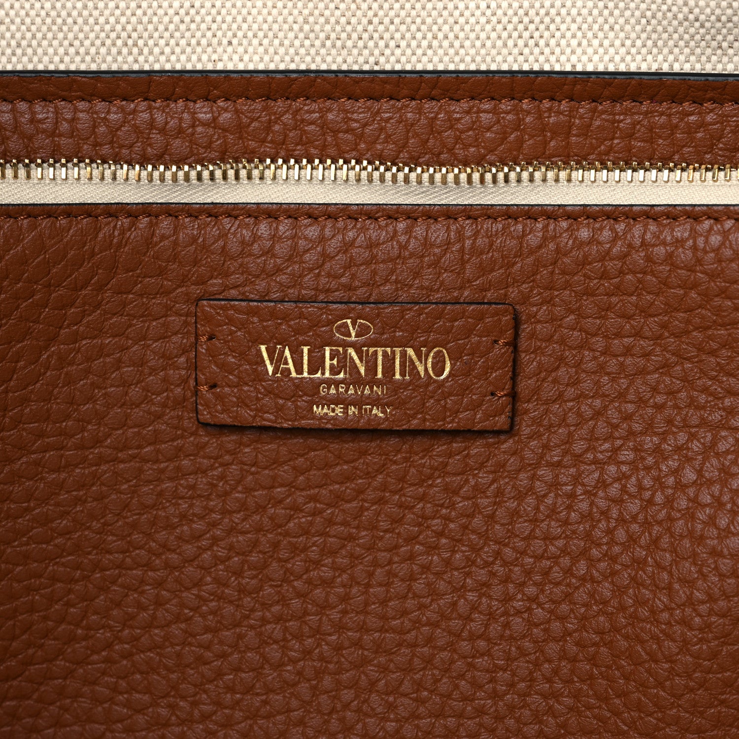 Valentino Garavani Raffia Calfskin Rockstud Summer Tote Multicolor 6 of 8