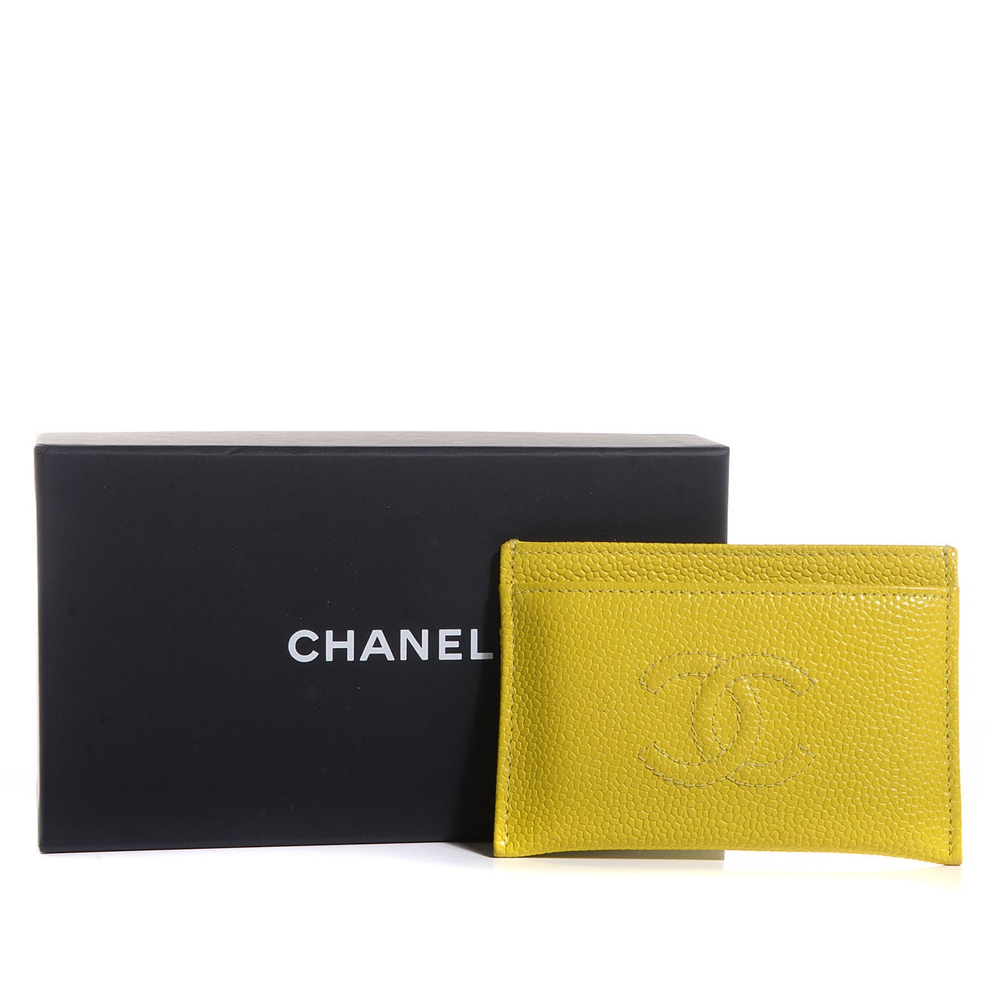 Caviar CC Timeless Card Holder Yellow
