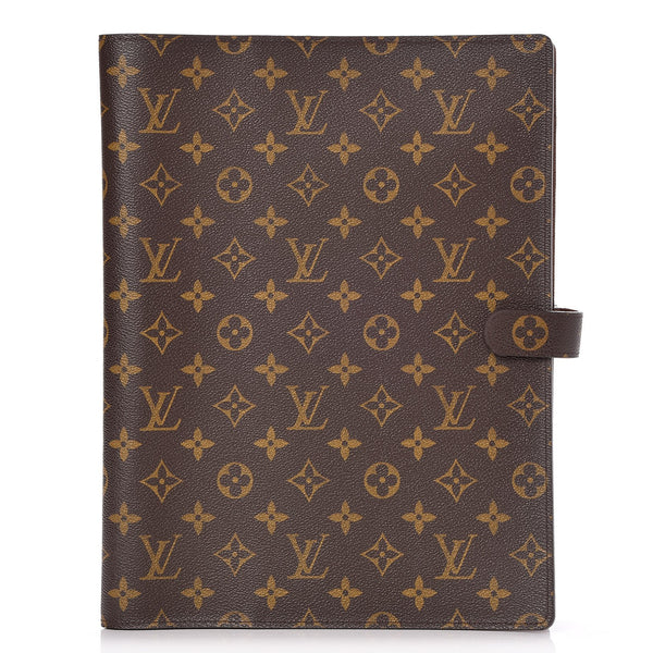 LOUIS VUITTON A4 書類ケース Louis Vuitton Monogram Cover Bloc A4 Agenda 254487 – FASHIONPHILE