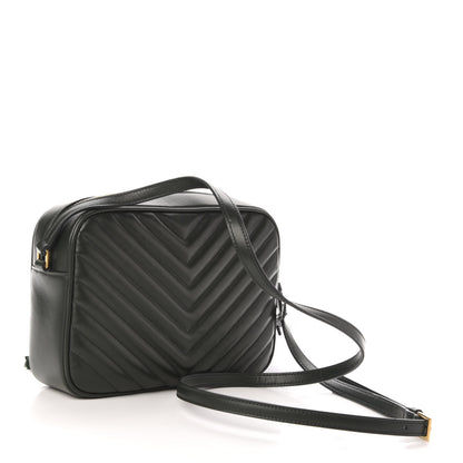Saint Laurent Calfskin Matelasse Monogram Lou Camera Bag Green 3 of 10