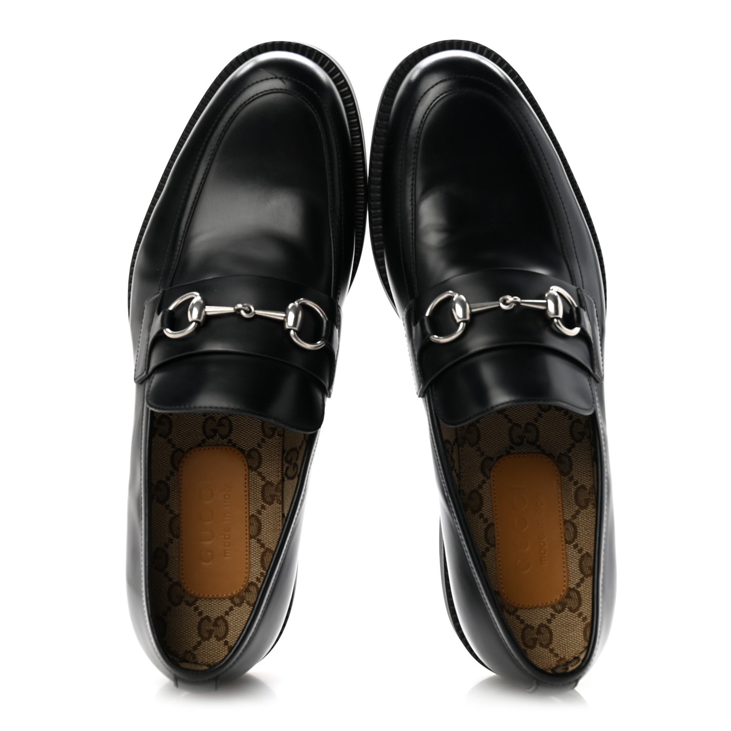 Davis Bull Mens Horsebit Loafers 10 Black