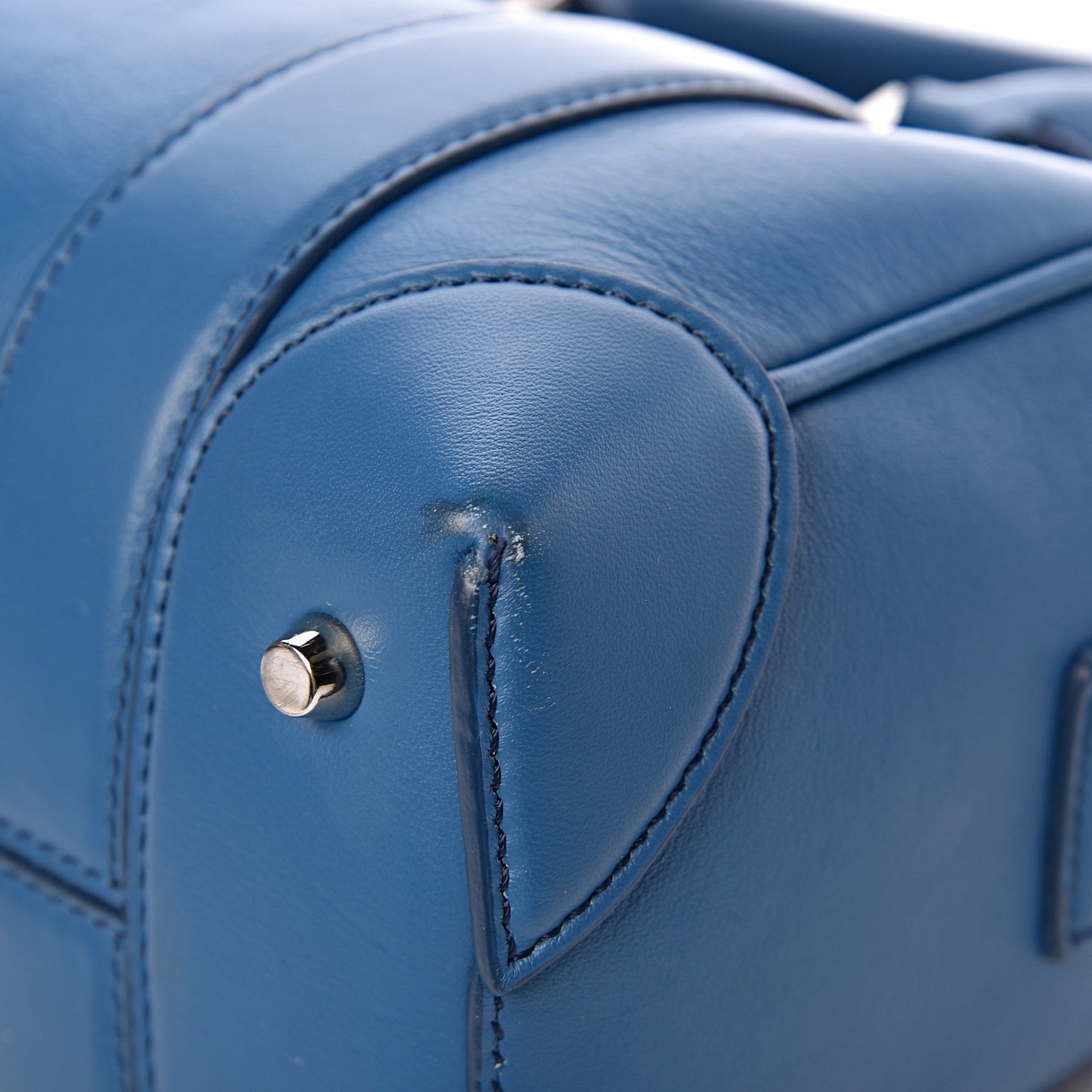 Calfskin Micro Lucrezia Blue