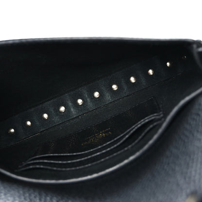 Valentino Garavani Grainy Calfskin Rockstud Crossbody Pouch Black 5 of 8