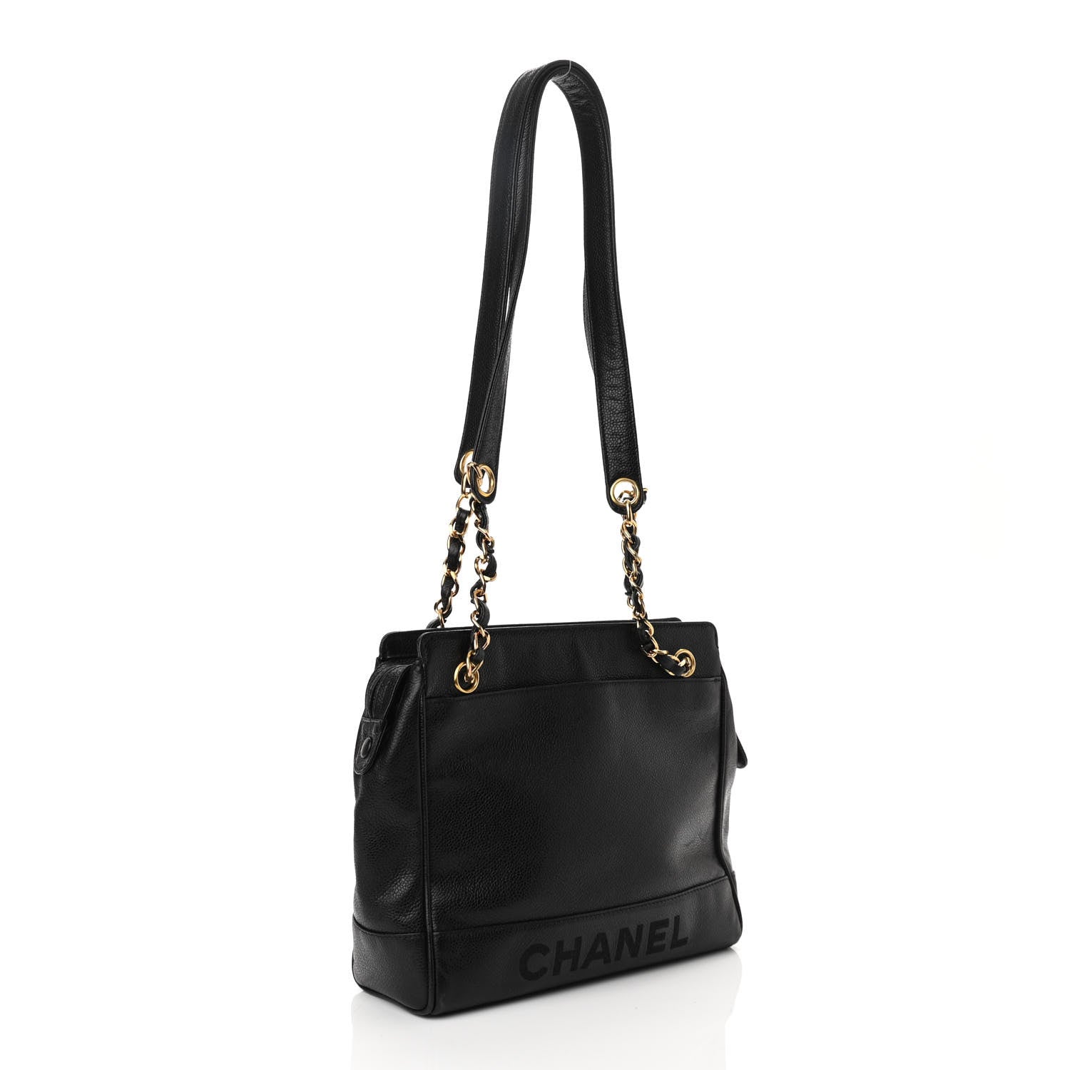 Chanel Caviar Shoulder Bag Black 2 of 10