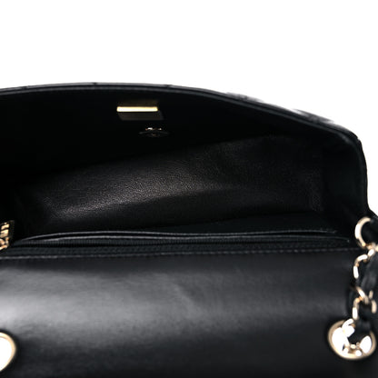 Chanel Lambskin Quilted Mini Rectangular Flap Black 5 of 12