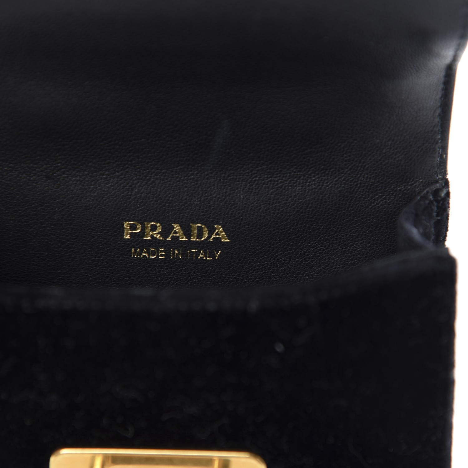 Prada Velvet Crocodile Micro Cahier Bag Black 8 of 11