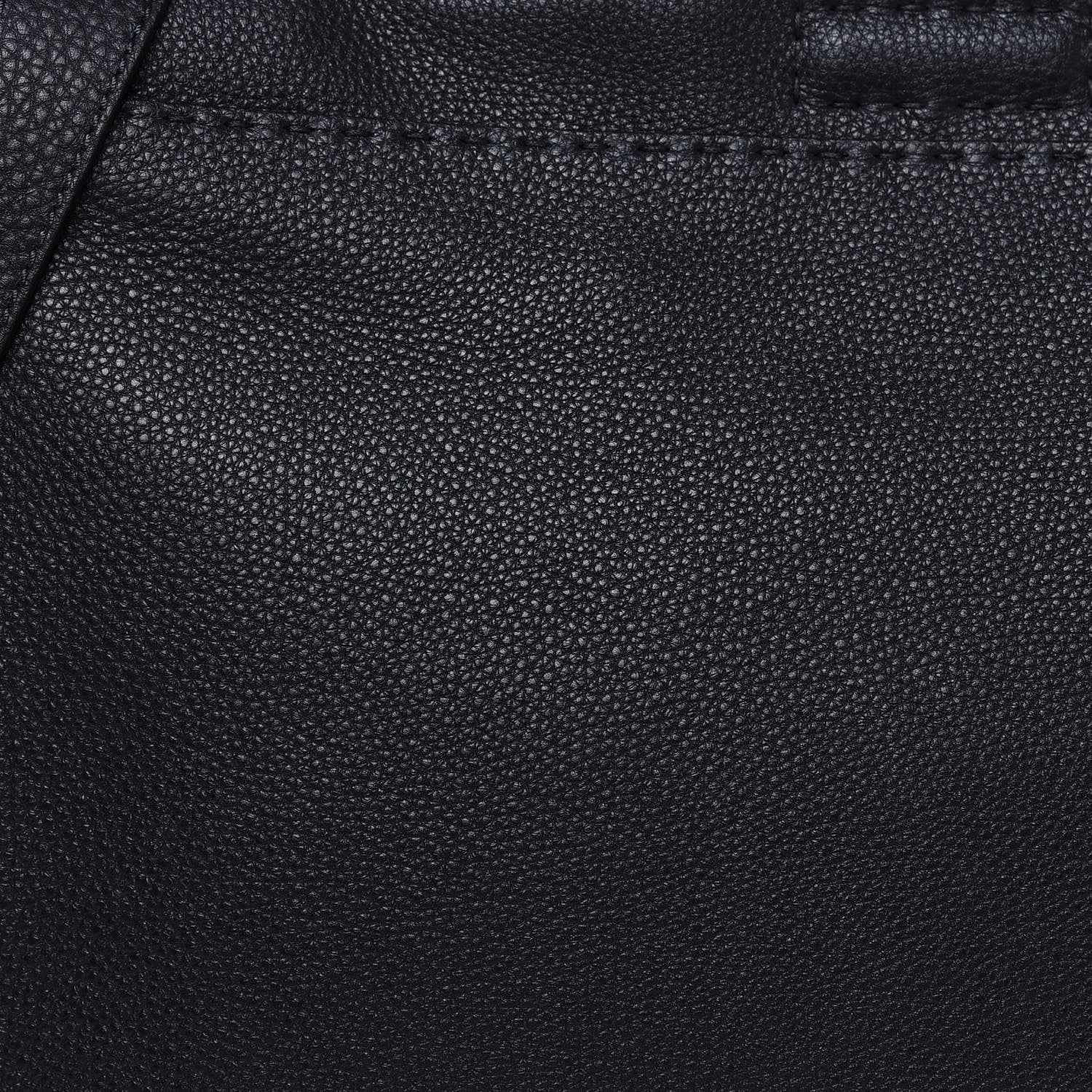 Fendi Cuoio Romano Selleria Bi-Color Large Mens Peekaboo Iconic Essential Satchel Lavagna Black 9 of 13