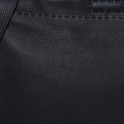 Fendi Cuoio Romano Selleria Bi-Color Large Mens Peekaboo Iconic Essential Satchel Lavagna Black 9 of 13
