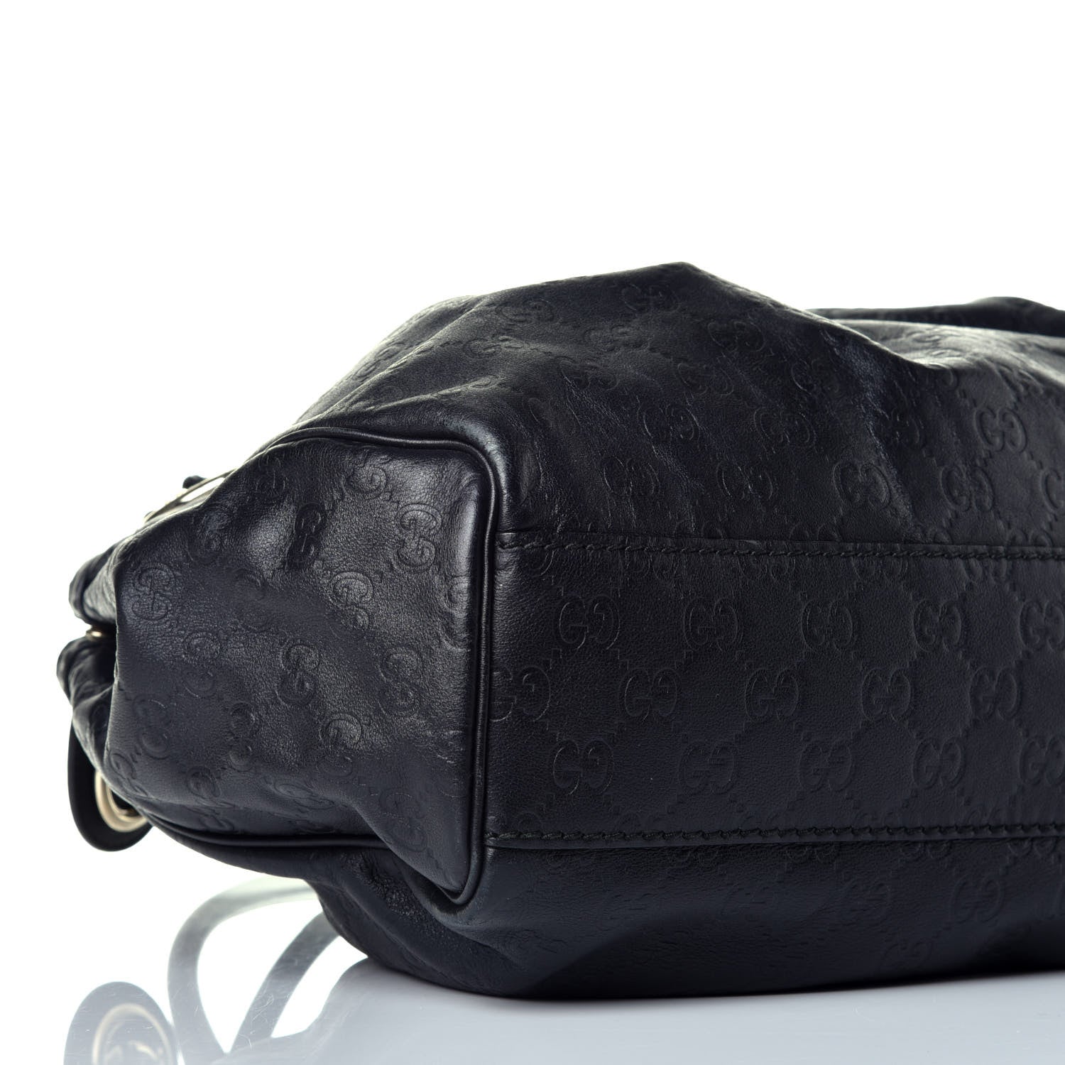 Gucci Guccissima Medium Sukey Tote Black 7 of 9