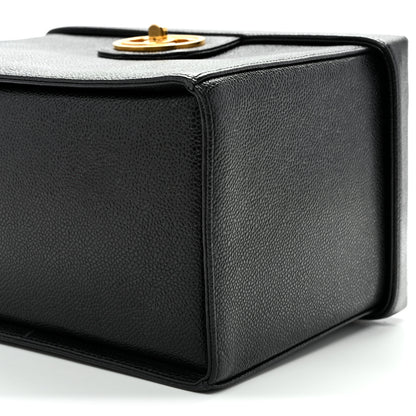 Chanel Caviar Vanity Train Case Black 11 of 12