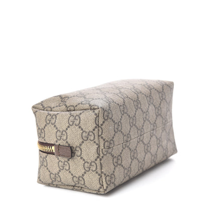 Gucci Soft GG Supreme Monogram Calfskin Medium Ophidia Cosmetic Case Beige Ebony New Acero 3 of 9