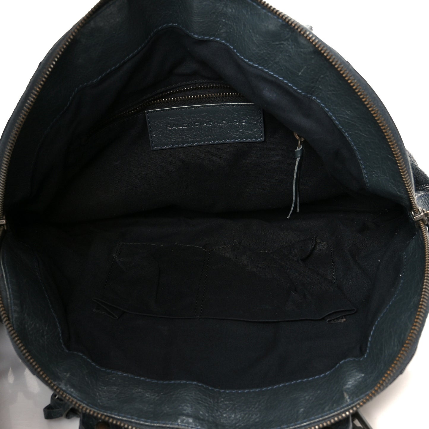 Agneau Classic Hardware Bowling Bag Anthracite