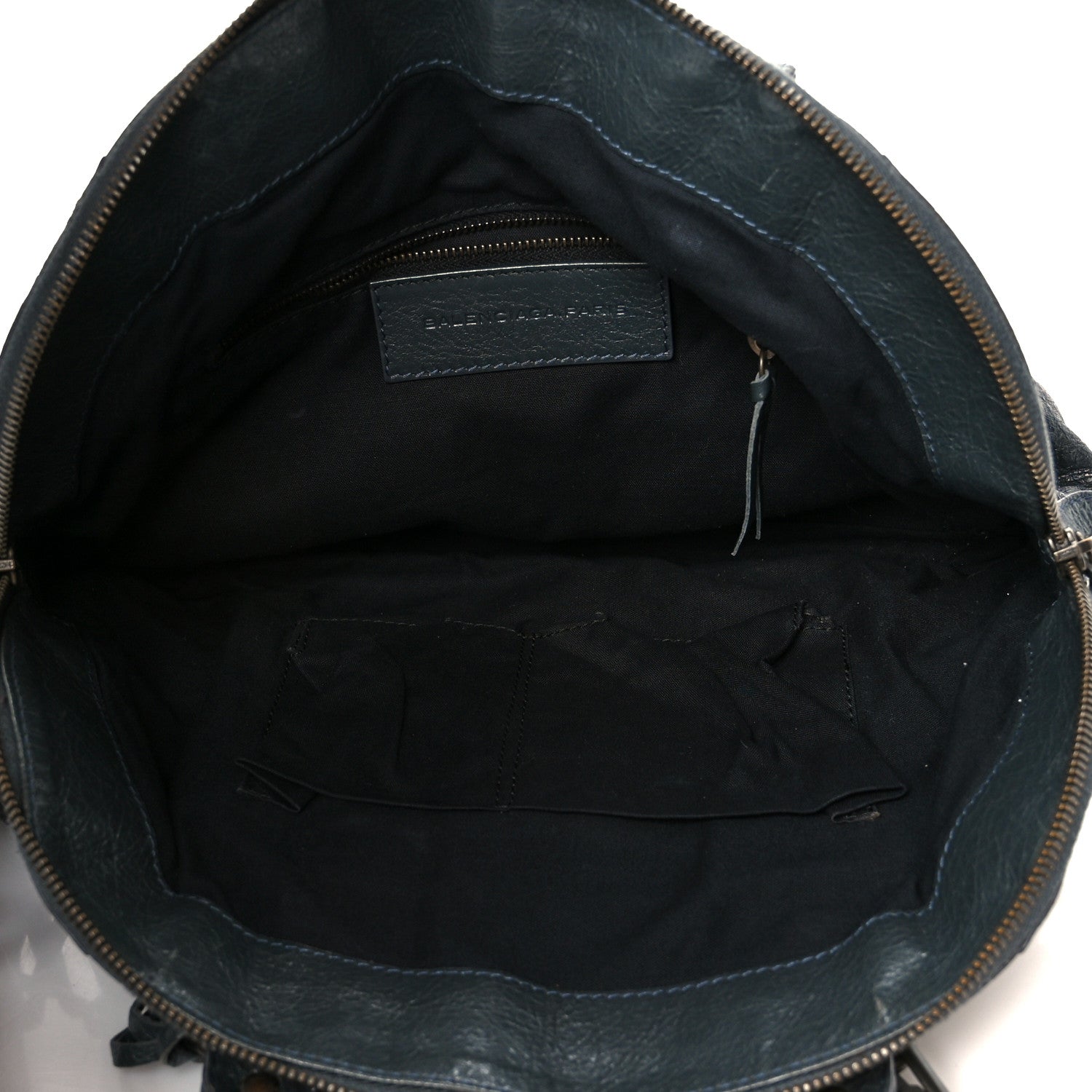 Balenciaga Agneau Classic Hardware Bowling Bag Anthracite 6 of 12