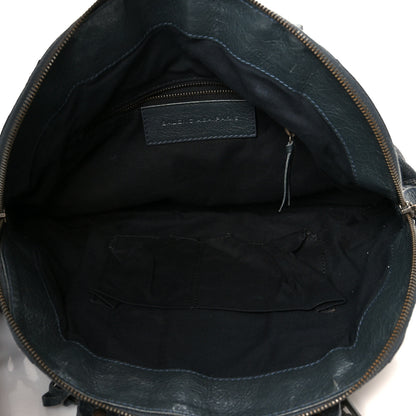 Balenciaga Agneau Classic Hardware Bowling Bag Anthracite 6 of 12
