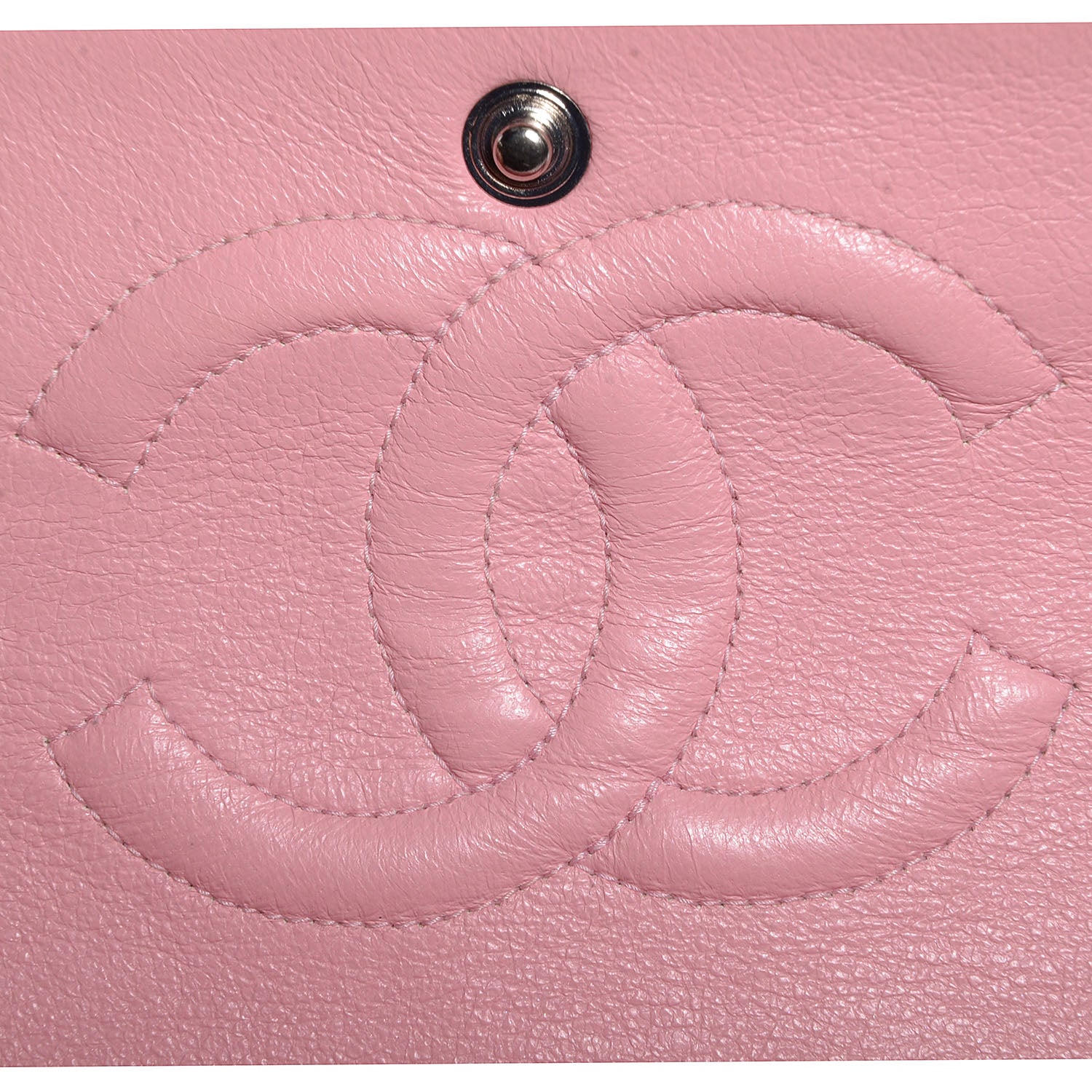Chanel Caviar Quilted Medium Double Flap Pink 7 of 12