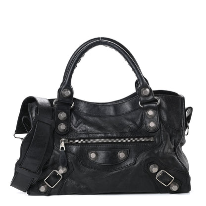 Balenciaga Agneau Giant 21 Silver Hardware City Black 1 of 9