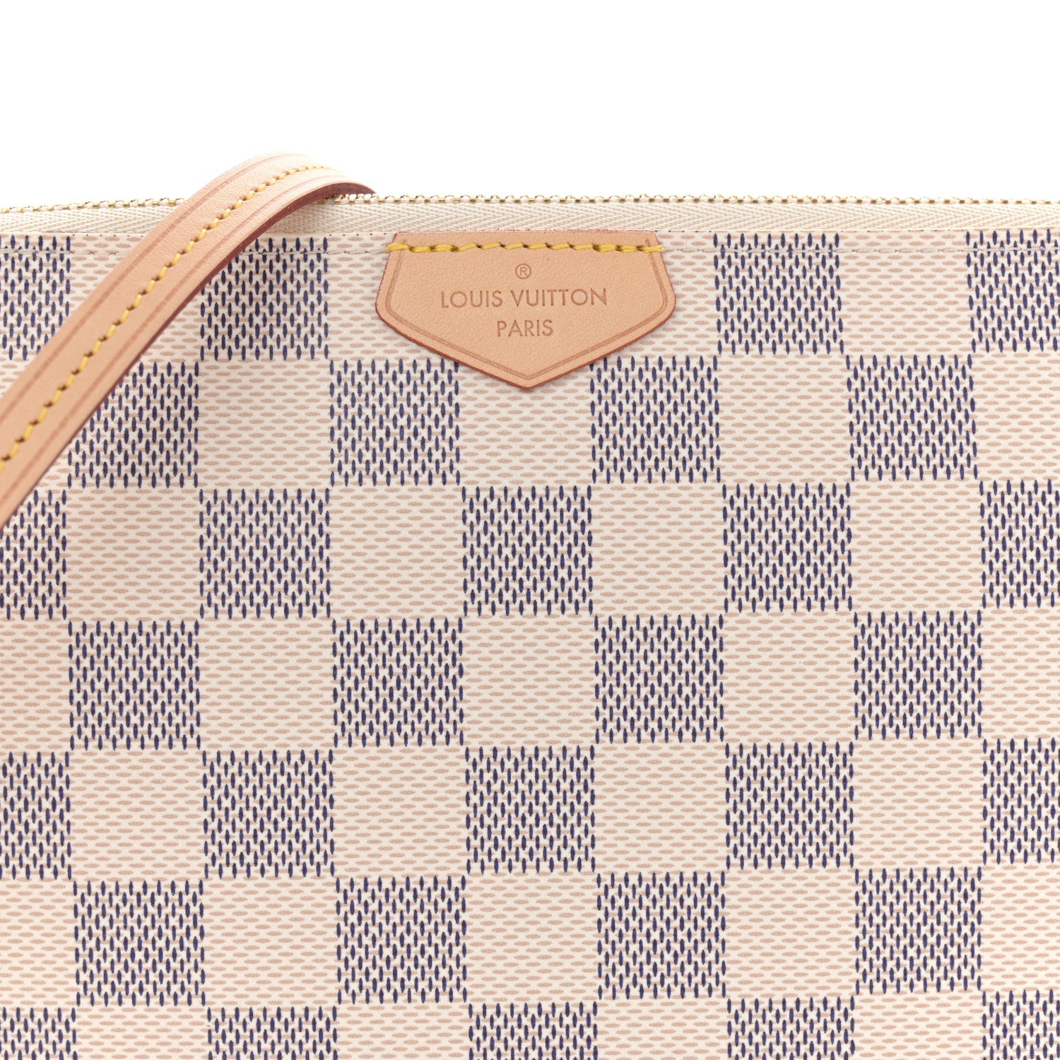 Louis Vuitton Damier Azur Double Zip Pochette 7 of 11