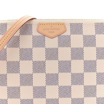 Louis Vuitton Damier Azur Double Zip Pochette 7 of 11