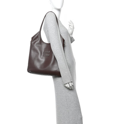 Miu Miu Nappa Ivy Bag Briarwood 2 of 11