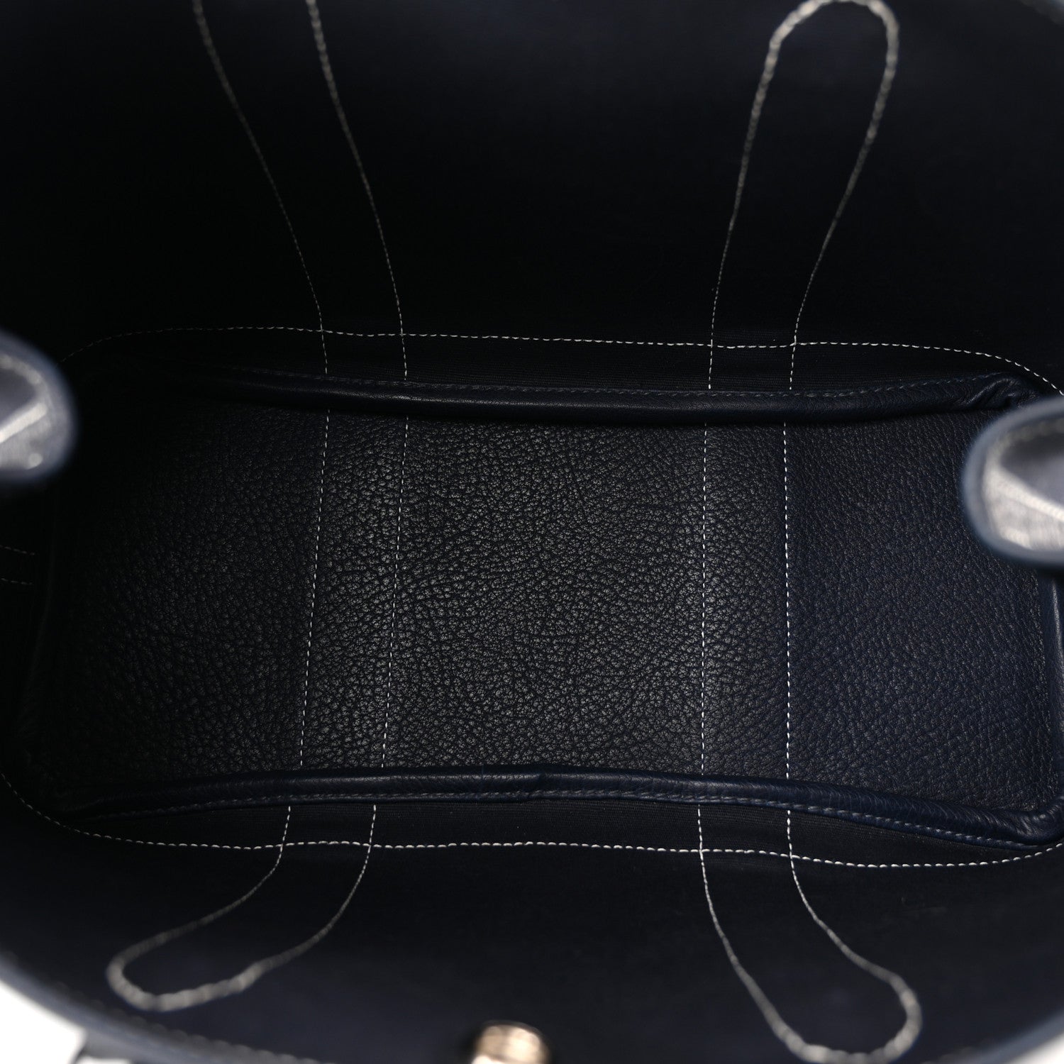 Hermes Toile Negonda Garden Party 30 TPM Bleu Marine 5 of 10