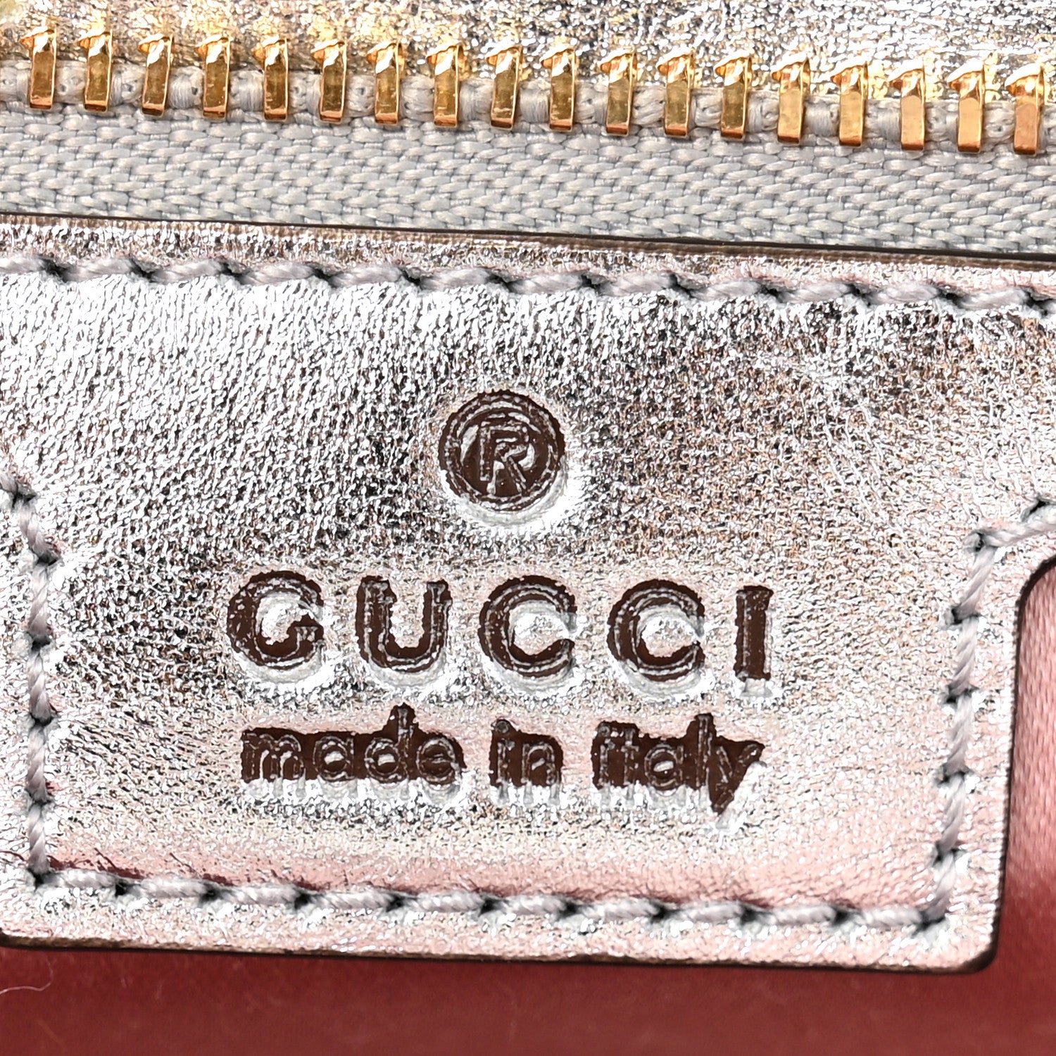 Gucci Iridescent Nappa Chevron Matelasse Small GG Marmont Shoulder Bag Iridescent Escape Pink 6 of 11